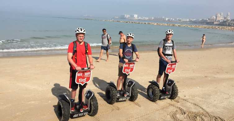 Cádiz por la playa en Segway