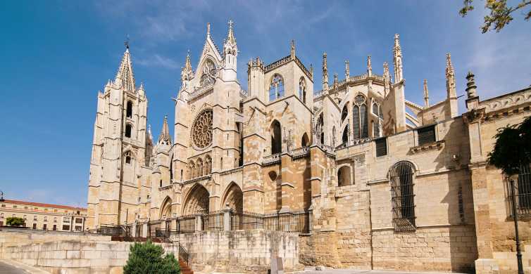 León: recorrido a pie por la ciudad y la catedral