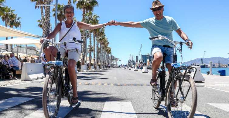 Málaga: tour en bici del casco antiguo y el paseo marítimo