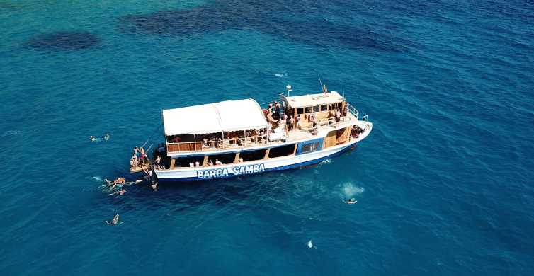 Palma de Mallorca: barco por la bahía de Palma con esnórquel