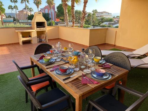 1ªlínea-50m De Playa-Vistas Al Mar- Bbq Privada-210m2 Utiles-3 Terrazas