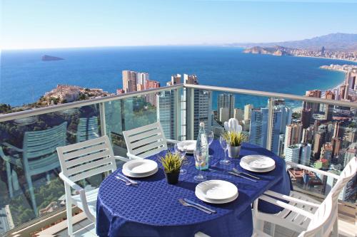 High rise apartment on the 39th floor with private terrace and sea views
