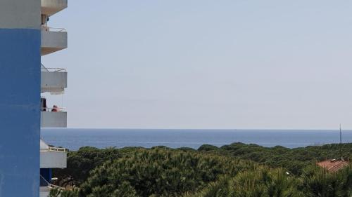 A spacious apartment with a sea view