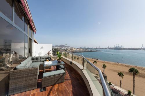 Living Las Canteras - Penthouse Alcaravaneras Beach & Free Parking