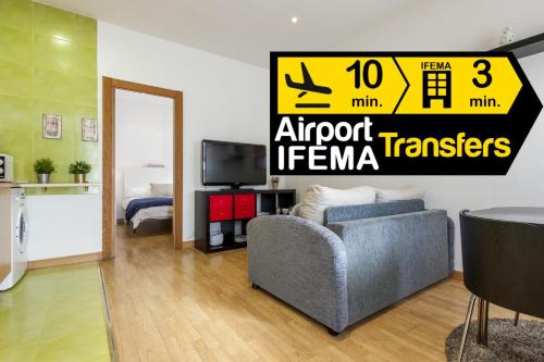 Apartamento 10 Min De Aeropuerto Y 3 Min De Ifema