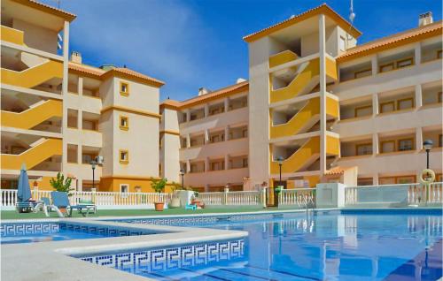 Amazing apartment in Mar de Cristal with WiFi, Outdoor swimming pool and 2 Bedrooms