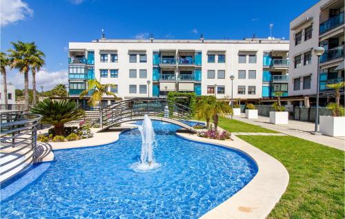 Amazing apartment in Santa Pola with Outdoor swimming pool, WiFi and 2 Bedrooms