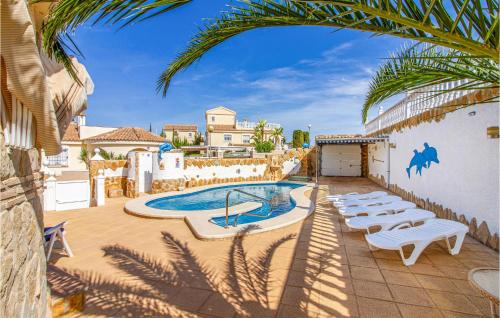 Amazing home in Santa Pola with Outdoor swimming pool, WiFi and 3 Bedrooms