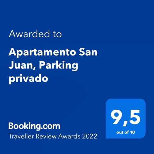 Apartamento San Juan, Parking privado