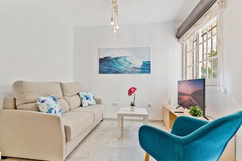 Apartamento con patio a 1 minuto de la playa