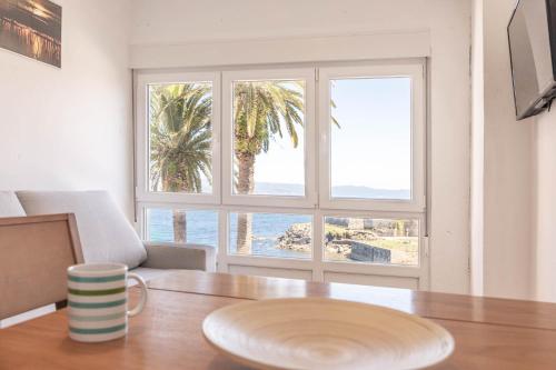 Apartamento Fisterra con vistas al mar