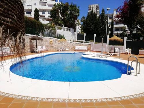 2 bedrooms appartement at Benalmadena 200 m away from the beach with sea view shared pool and furnished terrace