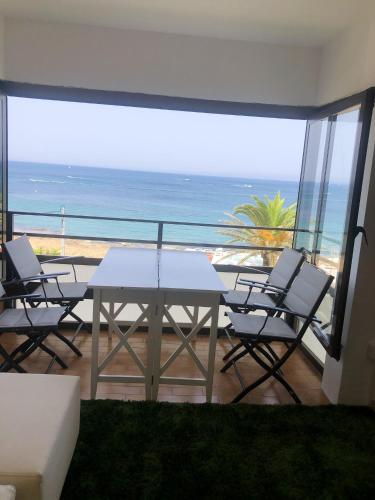 2 bedrooms appartement at Javea 100 m away from the beach with sea view shared pool and furnished balcony