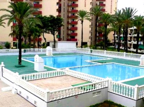 2 bedrooms appartement at San Javier 100 m away from the beach with sea view shared pool and furnished balcony