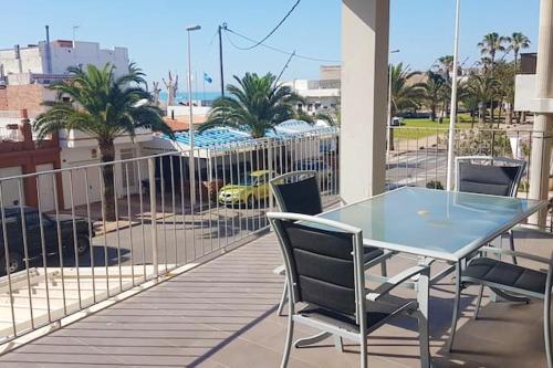 3 bedrooms appartement at El Grau de Moncofa 30 m away from the beach with sea view furnished terrace and wifi
