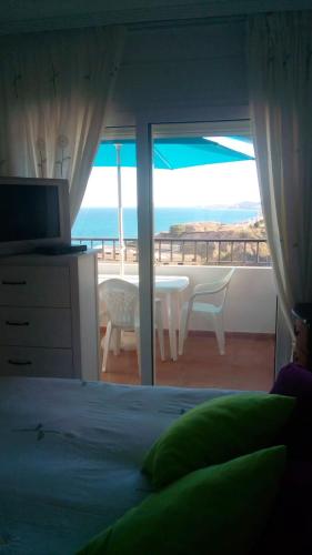 2 bedrooms appartement with sea view terrace and wifi at Benalmadena