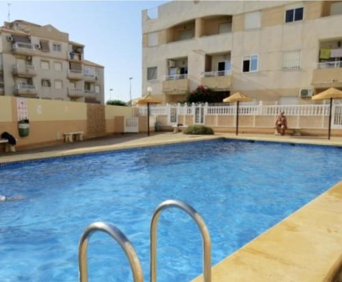 2 bedrooms appartement with shared pool terrace and wifi at Torrevieja 1 km away from the beach