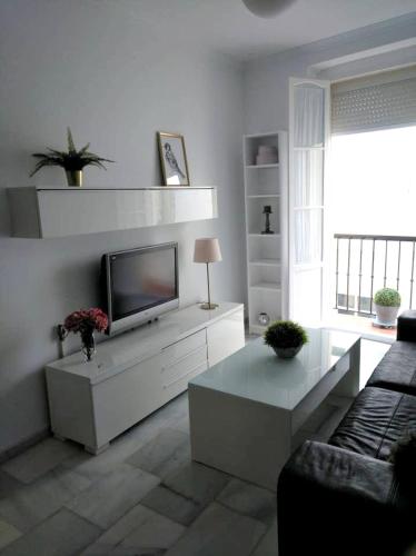 One bedroom appartement with city view balcony and wifi at Cadiz
