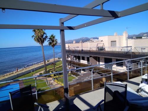 2 bedrooms appartement at Mont roig Bahia 800 m away from the beach with sea view shared pool and enclosed garden