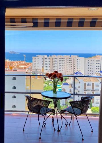 One bedroom appartement with sea view shared pool and balcony at Benidorm
