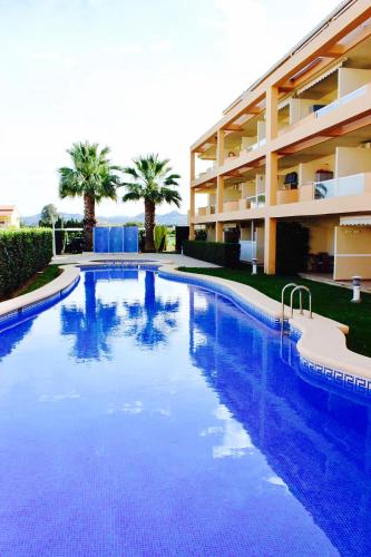 One bedroom appartement at Denia 300 m away from the beach with shared pool enclosed garden and wifi