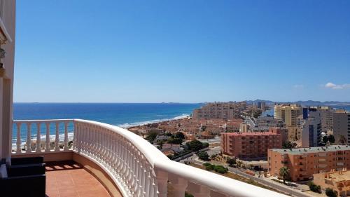 2 bedrooms appartement at La Manga 100 m away from the beach with sea view furnished terrace and wifi