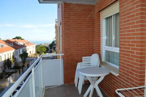 2 bedrooms appartement at Sant Carles de la Rapita 700 m away from the beach with sea view shared pool and balcony