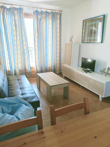 2 bedrooms appartement with shared pool terrace and wifi at Arenal d en Castell