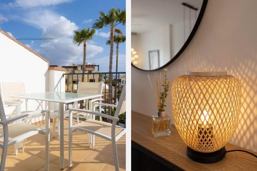 Apt Nerja Chimenea with ocean view, A/C, & Fiber