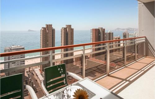 Awesome apartment in Benidorm with Outdoor swimming pool, Sauna and 1 Bedrooms