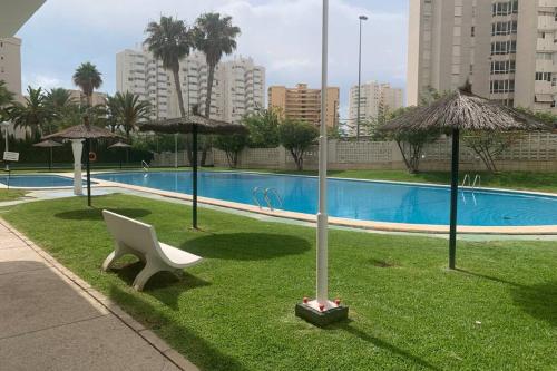 Beach apartment with Pool, Parking, Tennis court