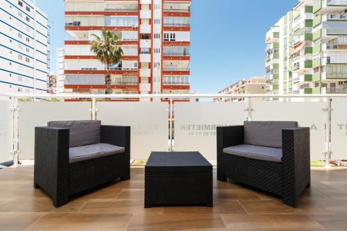 Beautiful and modern 1b apt big terrace 150 m from the beach of Torre del Mar