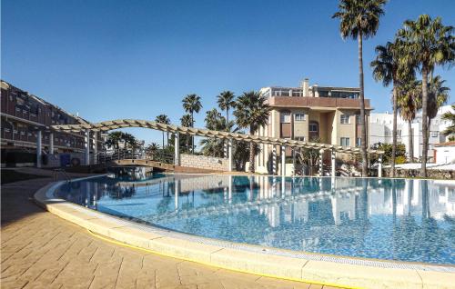 Beautiful apartment in Dénia with Outdoor swimming pool, WiFi and 1 Bedrooms