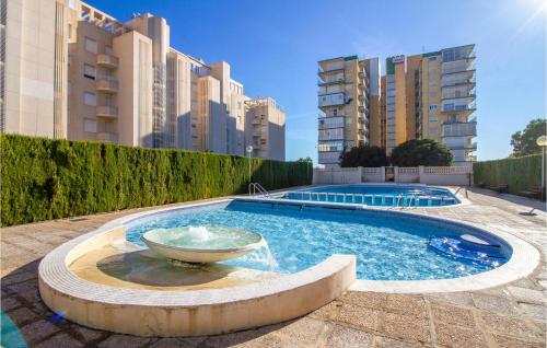 Beautiful apartment in El Campello with WiFi, Outdoor swimming pool and 3 Bedrooms