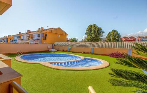 Beautiful apartment in El Mojón with Outdoor swimming pool, WiFi and 2 Bedrooms
