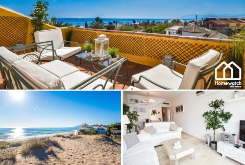 Beautiful beachside duplex apartment with amazing sea views