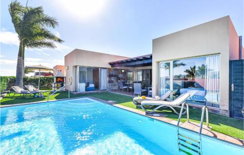 Beautiful Home In San Bartolome De Tiraj With Outdoor Swimming Pool, Wifi And 2 Bedrooms