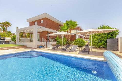 Casa Bos Orange Wellness Luxury Entire Villa Jacuzzi & Pool Gran Alacant near Beach