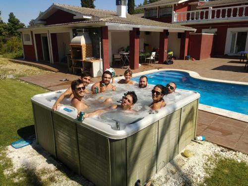 Casa de sol, piscina y jacuzzi en Comunidad de Madrid