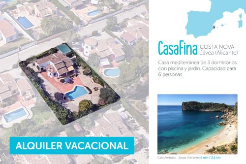 Casa Fina. Jávea, tranquilidad y disfrute en un bonito chalet.