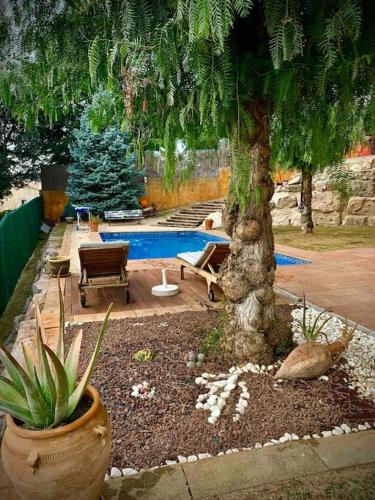 Casita con piscina