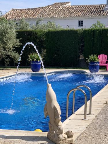 7 bedrooms villa with private pool enclosed garden and wifi at Baza