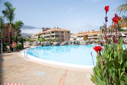 Cozy apartment with terrace, Teide views and swimmingpool