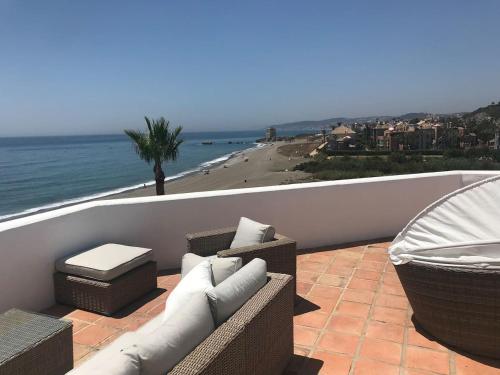 Exquisite Roof Top Terrasse Appartement Front Line Beach