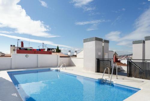 Family apartment Patio&Swimming pool in center Malaga