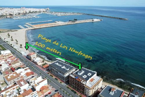 Frontline Sea Apartment Playa Los Naufragos 1min