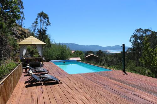 11 bedrooms house with sea view private pool and jacuzzi at San Cibran