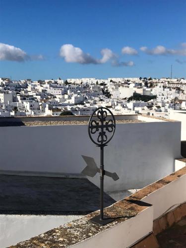 2 bedrooms house with city view and furnished terrace at Vejer de la Frontera 5 km away from the beach