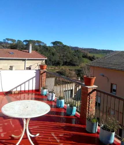 4 bedrooms house with furnished terrace and wifi at Gironella