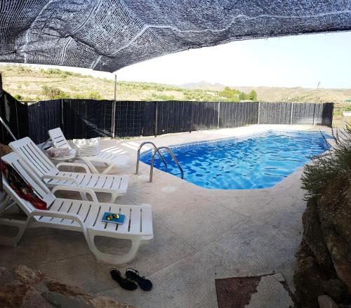 6 bedrooms house with private pool enclosed garden and wifi at Velez Rubio